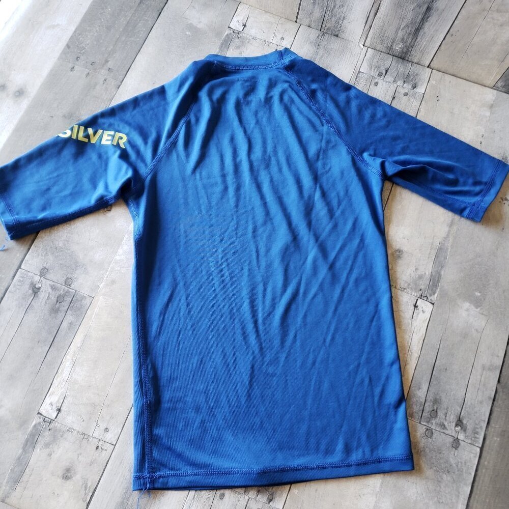 Quiksilver Blue Rash Guard - Size M (12) - Picture 3 of 3
